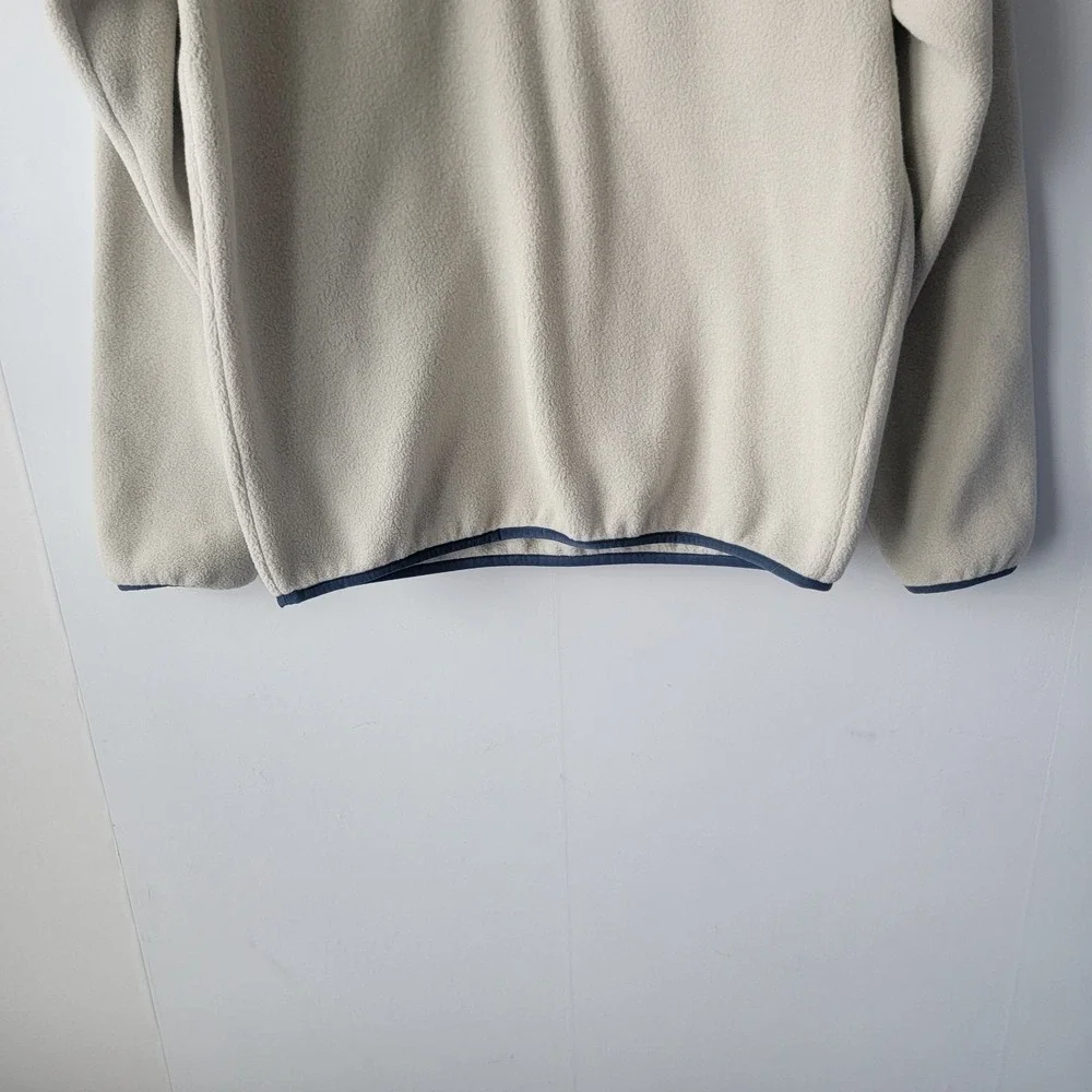 patagonia women lightweight synchilla snap-T pullover sweater sz S Pelican stone - Picture 4 of 8